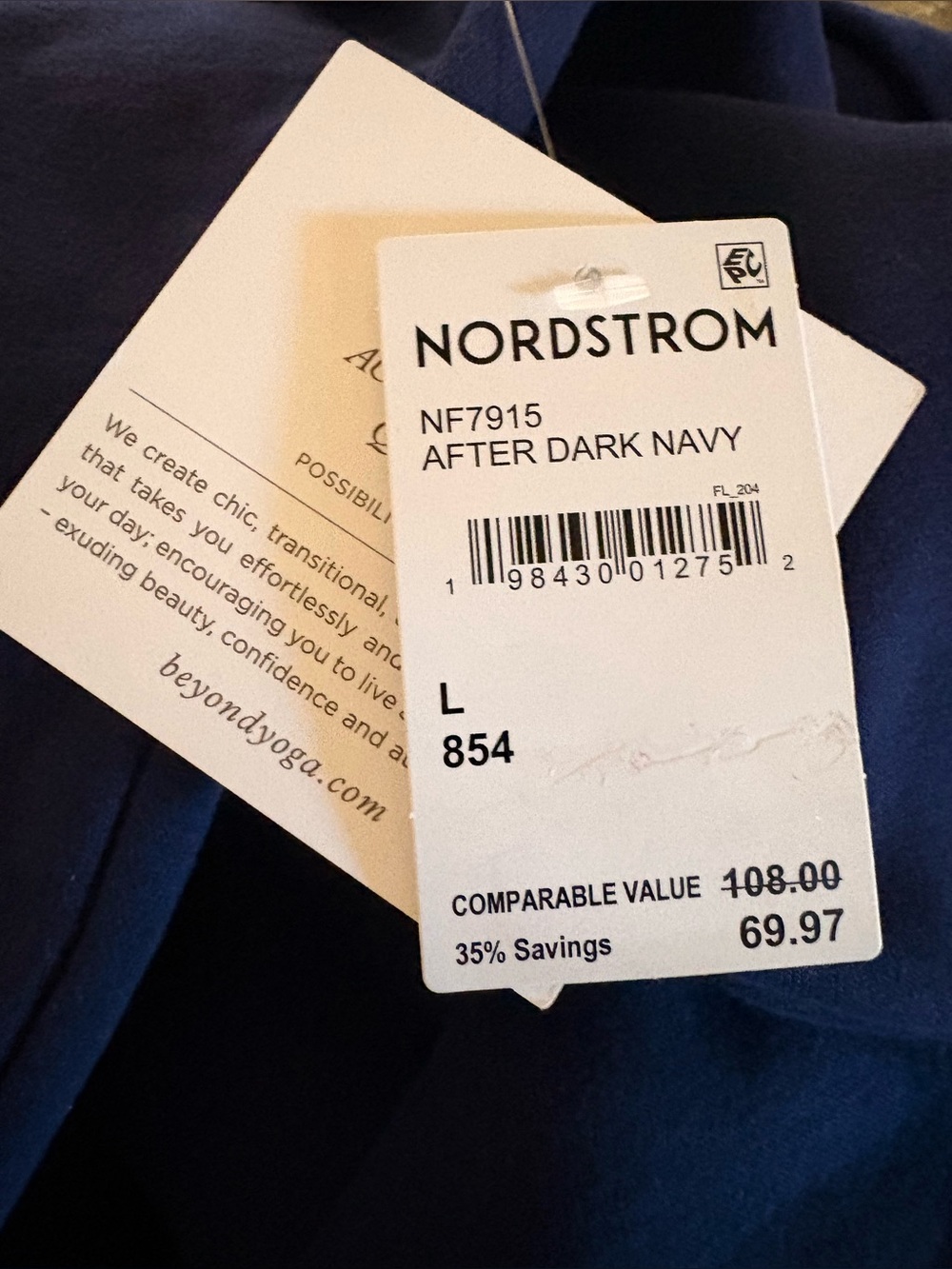 NWT Beyond Yoga Happiness Crop Hoodie, size L